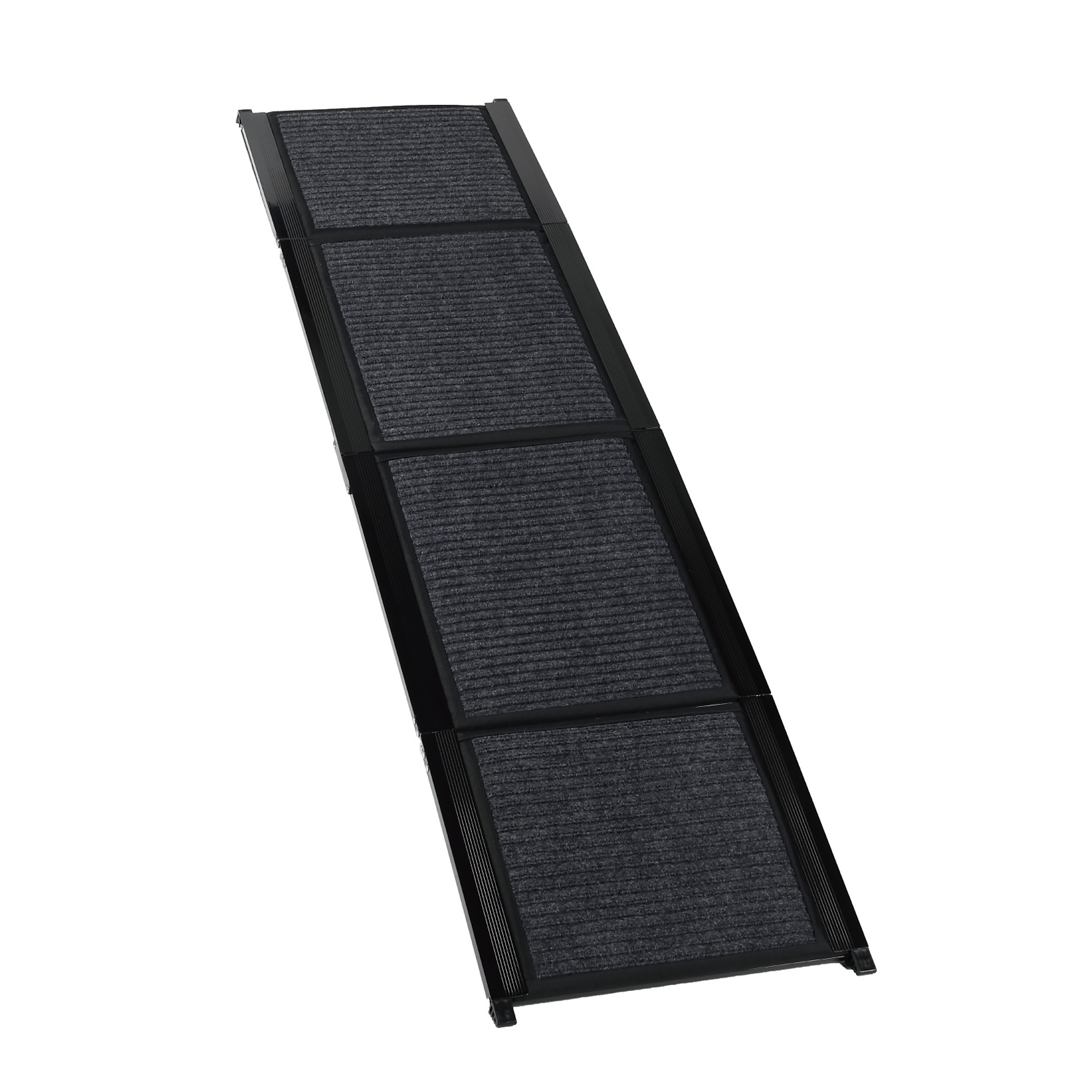 65 in. Telescoping Dog Ramp, 250 lbs Load Capacity with Non-Slip Surface, Outdoor Pet Car Ramp for Medium & Large Dogs